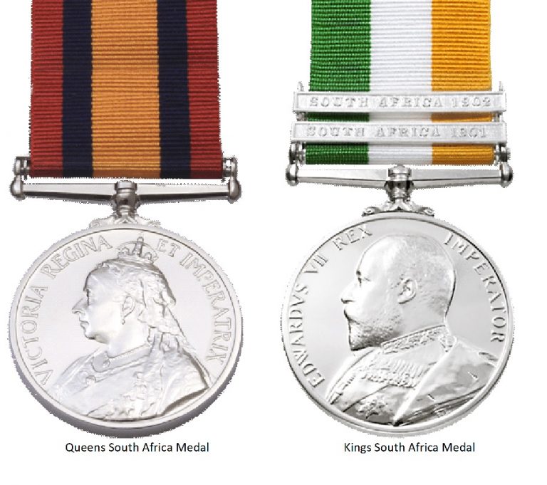 The Queens and Kings South Africa Medals Badwell Ash Heritage
