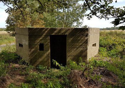 A Type 22 Pillbox at the Stowlangtoft “Y” Junction